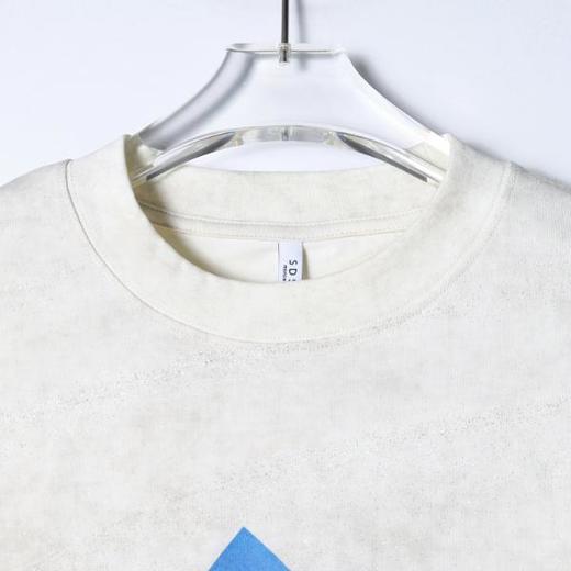 26T201SDSA男装2026新款高贵轻奢美式扎染细闪圆领短袖T恤撞色印花百搭 商品图2