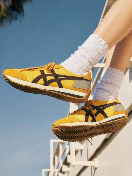 普拉提复古跑鞋，出口日本。牛皮革软支撑系带情侣休闲鞋E031568 商品图7