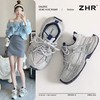 【增5.5cm】ZHR则则高校风厚底老爹鞋女2025春秋显脚小运动休闲鞋 商品缩略图5