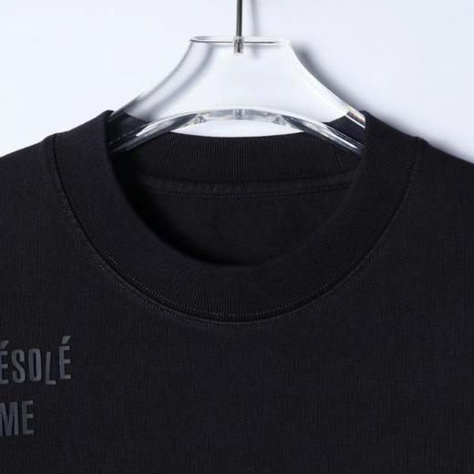 SG8752SDSA男装2026新款高贵轻奢美式简约撞色印花字母圆领短袖T恤百搭 商品图2