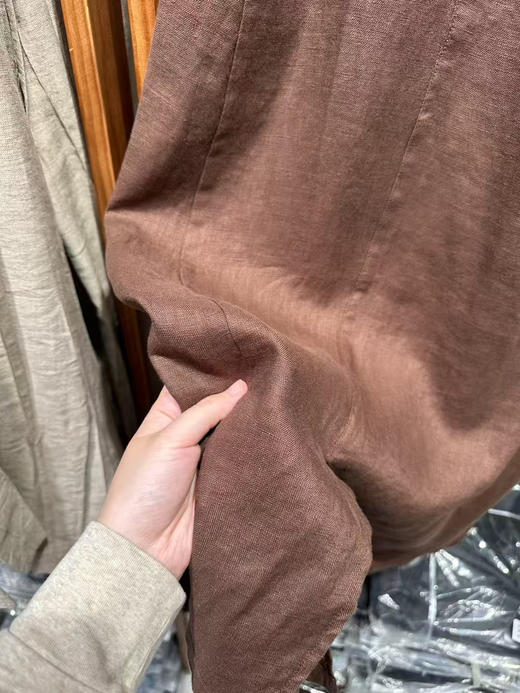 原单新款松紧腰苎麻长半裙（均码90-140） 商品图5