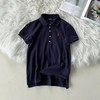 【hm1】女士经典五粒扣刺绣短袖polo衫！！ 商品缩略图1