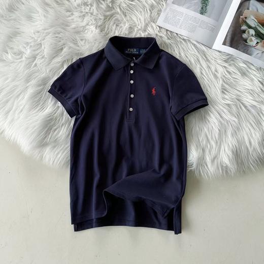 【hm1】女士经典五粒扣刺绣短袖polo衫！！ 商品图1