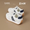 ZHR拼接皮面休闲阿甘鞋女2025新款轻便增高运动鞋超软透气百搭女 商品缩略图8