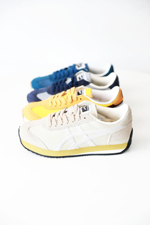 普拉提复古跑鞋，出口日本。牛皮革软支撑系带情侣休闲鞋E031568 商品图4