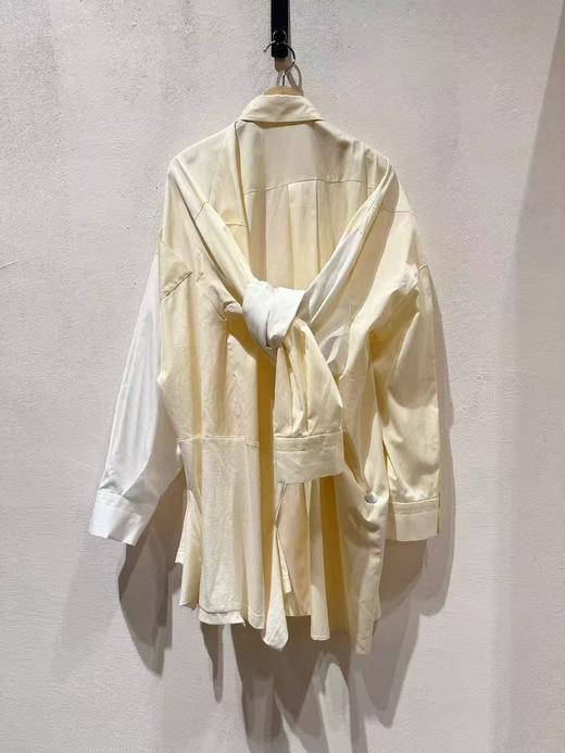 女款拼接长袖衬衫ji 商品图2