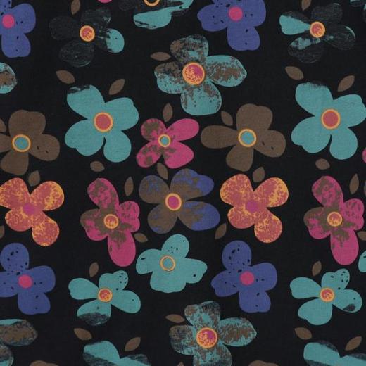 26T140SDSA男装2026新款高贵轻奢时尚简约满印彩色花卉圆领短袖T恤百搭 商品图2