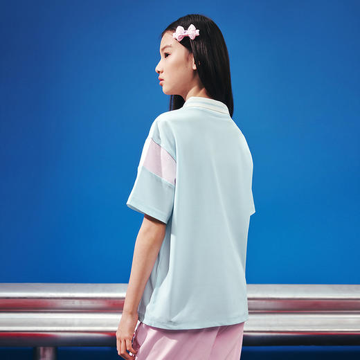 PUMA彪马童装2026夏季新款儿童女童短袖T恤翻领时髦洋气 商品图3