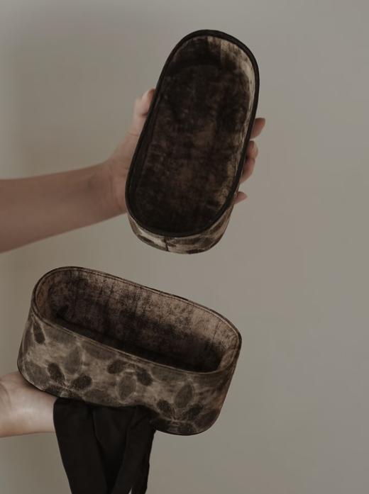 清如许优选｜古布蝴蝶结手拎茶器收纳盒 便携茶盒 可放行李箱 商品图8