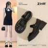 ZHR则则时尚百搭玛丽珍鞋厚底蝴蝶结单鞋2025新款气质女鞋小皮鞋 商品缩略图0