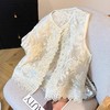 2026新中式重工刺绣亮片蕾丝马甲 上衣新款国风 气质坎肩背心外套女 商品缩略图2