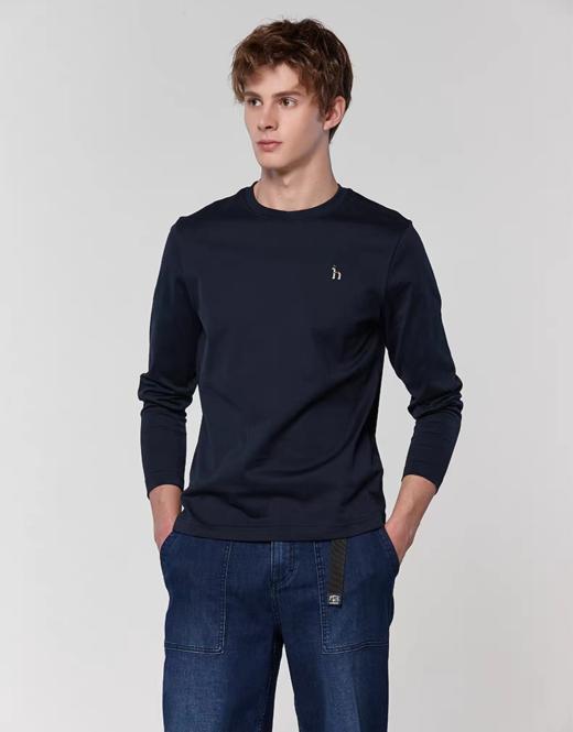 专柜同步H刺绣高支纯棉抗菌抗皱T恤 商品图3