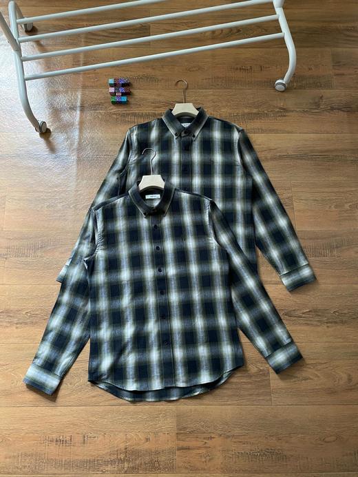 哈吉斯春季男士休闲通勤衬衣长袖衬衫 商品图1