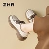 ZHR则则厚底乐福鞋2025秋季新款小皮鞋真皮英伦粗跟软底增高单鞋 商品缩略图4