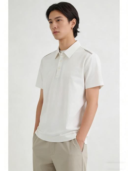 G2000男装SS26商场新款【吸湿】舒适短袖POLO衫61143328 商品图1
