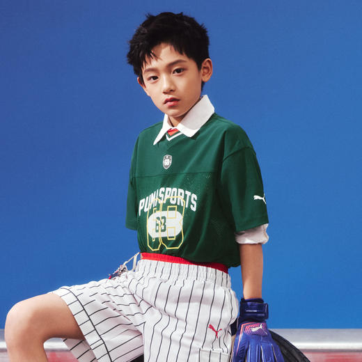 PUMA彪马童装2026夏季新款儿童男童短袖T恤舒适时尚运动 商品图0