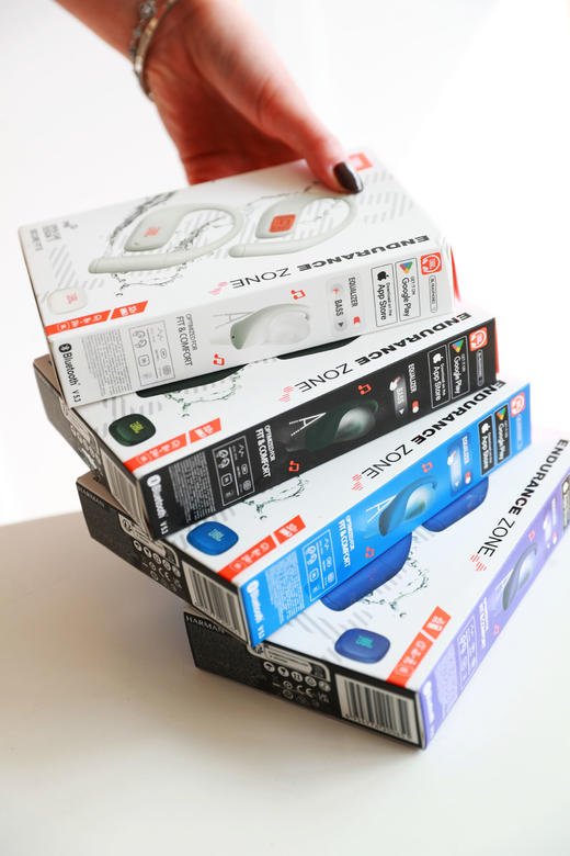 太爱这种感觉了，自降噪运动耳机。户外跑步蓝牙饰品耳机E031588 商品图2