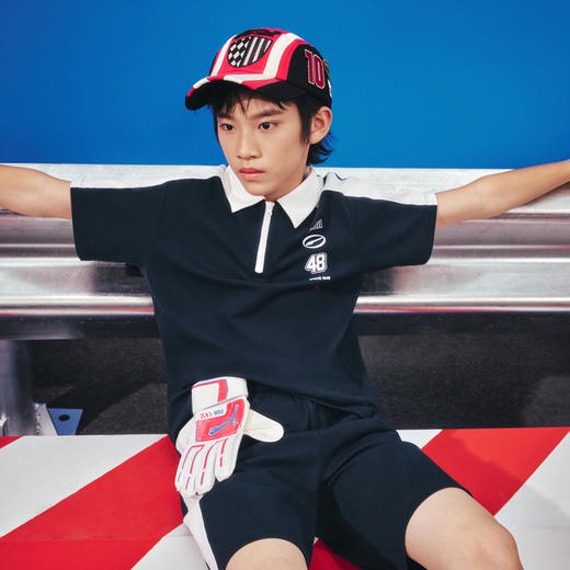 PUMA彪马童装2026夏季新款儿童男童短袖套装Polo衫时尚潮流 商品图4