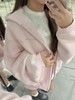 亚历山大王 26新款 粉色钻绳拉链卫衣 商品缩略图2