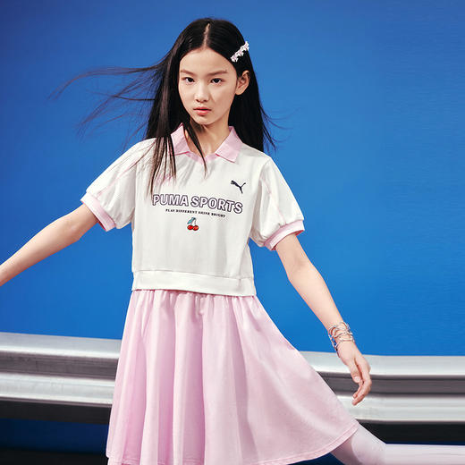 PUMA彪马童装2026夏季新款儿童连衣裙甜美时尚清新运动风 商品图1