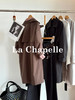 专柜实拍【千元品质】拉夏贝尔/La Chapelle随性慵懒风！翻领抽绳显瘦排扣百搭外套简约高级通勤长款质感风衣 商品缩略图1