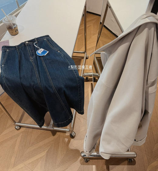 小禾复古A字牛仔裙半裙 商品图2