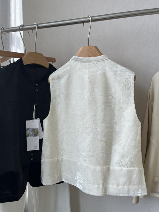 【中式之美】噢蜜ooomeooo真丝拼接马甲“一件搭所有” 商品图11