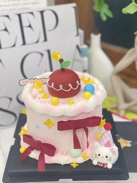 hello Kitty 翻糖奶油蛋糕 下单前请仔细阅读商品详情