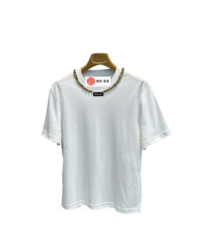 女款棉质闪钻短袖T恤ba017