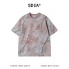 26T152SDSA男装2026新款高贵轻奢时尚扎染凌乱线条印花圆领短袖T恤百搭 商品缩略图1