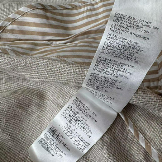 LP纯圆薄款亚麻夹克外套。 自己备注号码。廓形 商品图9