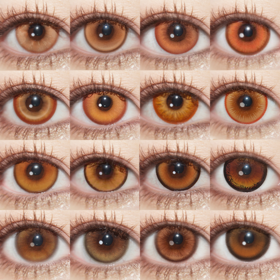 【合集】MyukiCon橘红色 COS美瞳 扶光暖棕2.0/橘焰花火/夏焰棕/澄空一闪/枫原橙/萤火甜橙/落日金/次元梦境/水色橘光/南瓜提灯/土豆脑袋 第五人格/代号鸢/排球少年/原神 橘色红色色系