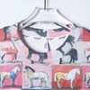 26T126SDSA男装2026新款高贵轻奢小众设计满印小马图案圆领短袖T恤百搭 商品缩略图2