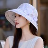 雀说 清新波点蝴蝶结渔夫帽女春夏防晒遮阳帽A-1 商品缩略图3