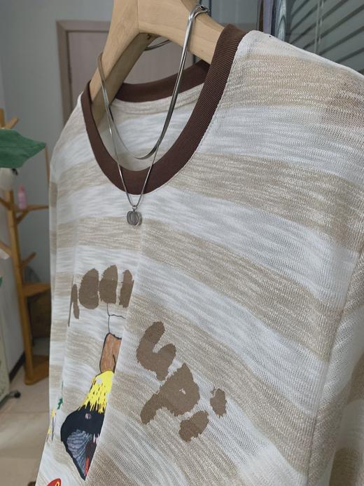 二店f CHEER UP设计师拔蘑菇小狗长袖T恤 商品图3