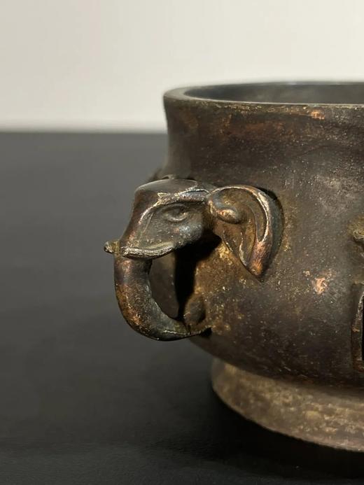 螭龙纹象耳宣德式青铜炉 ，顺丰包邮 商品图9