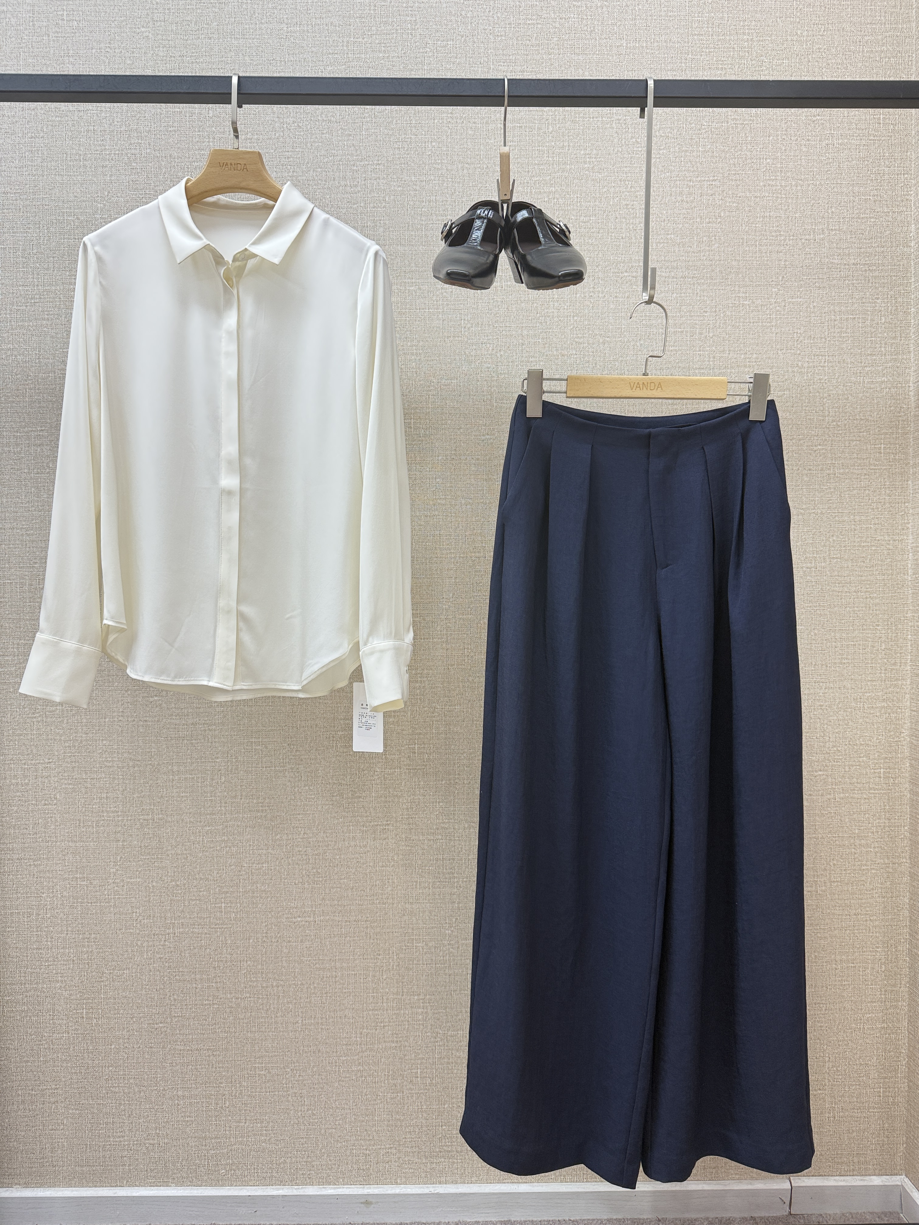 重磅桑蚕丝极简衬衣