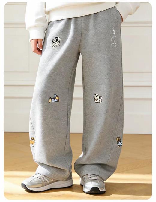 💕春日神裤上线！【西蒙日记小狗刺绣弯刀裤】☺️软糯亲肤 + 显高显瘦 + 萌趣刺绣，一条搞定娃的所有穿搭场景 商品图3