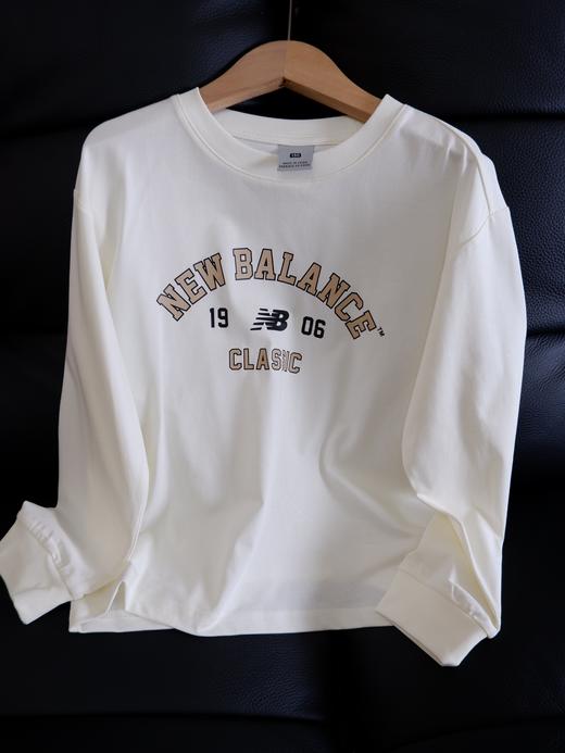 直发【2614】客供面料，进口印花， NB插肩长袖T恤 商品图3