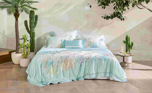 罗莱 粹 川山蜀丝水洗桑蚕丝夏被-柔心趣园 商品图0