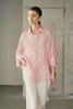 F0316102亚麻三文鱼粉衬衫早春新款高阶通勤衬衫上衣 商品缩略图6