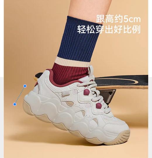 MJ/Kappa卡帕背靠背运动鞋新款春季复古情侣款云朵面包鞋 商品图2