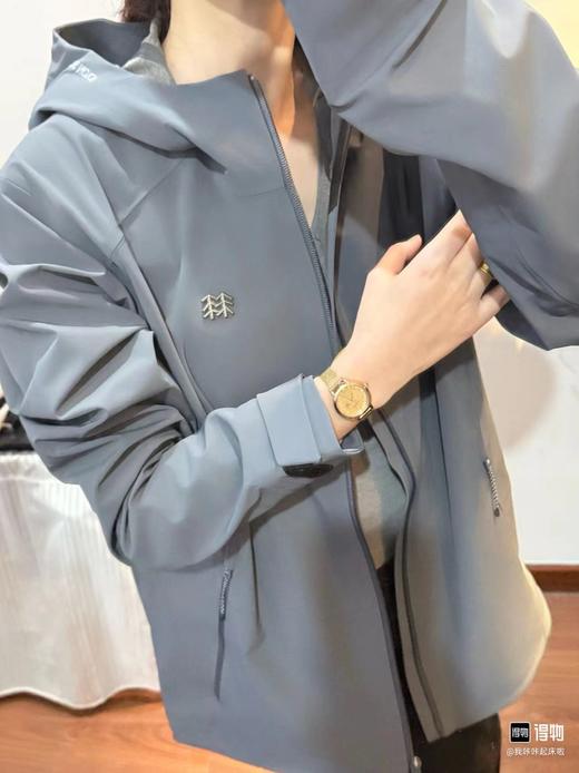 F031618春季新款防泼水防风保暖软壳衣男女同款夹克外套 商品图9