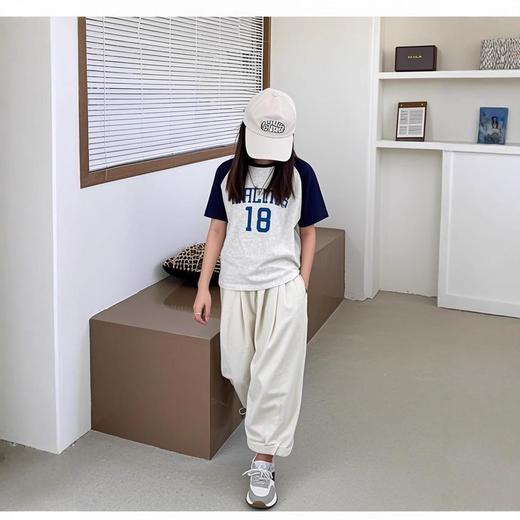 【29.9元2件】专一夏季女童纯棉短袖T恤韩版洋气上衣新款儿童T恤童装90-170 商品图1