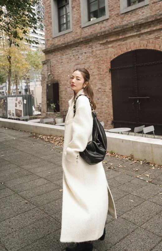 新款杨树林Amlia羊皮hobo饺子包单肩大容量腋下包 商品图3