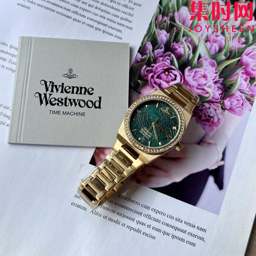 原单薇薇安西太后 女士石英腕表 印花纹路 表径34mm 商品图3