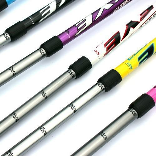 【韧性强❗耐摔耐用】CLEYE登山杖6061轻便三节直柄伸缩烤漆手杖拐杖非碳纤维登山杖。xa 商品图1