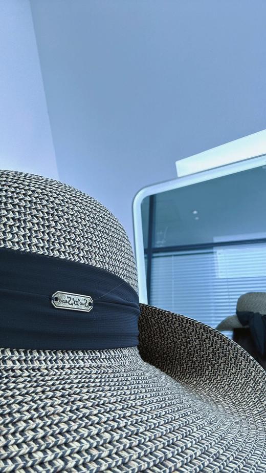 老美纯原！无补！大帽檐蝴蝶结遮阳防晒帽  26Y03059- 商品图4