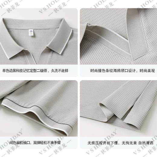 海鸥领短袖POLO衫夏男透气轻盈舒适百搭商务休闲/86099 商品图2