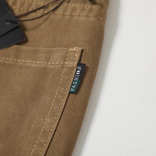 F031645秋季弹力透气修身小直筒水洗复古纯色男士休闲长裤 商品图12